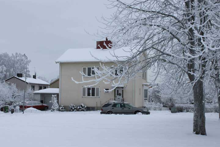 Vinter på Lindgatan